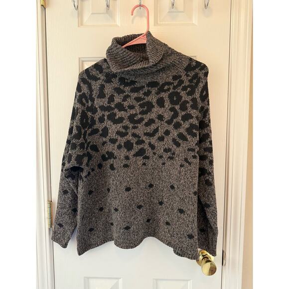 John & Jenn Sweaters - Revolve Cheetah Chunky Knit Sweater Sm